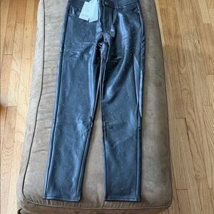 Elegant Black Studded Skinny Jeans